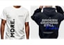 create modern minimalist typography t shirt designs
